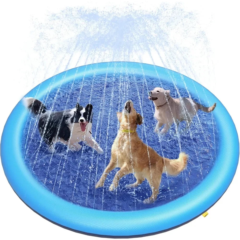 Tapis de Jeux d'Eau et Pataugeoire Kroq® – Le Sprinkler Rafraîchissant pour Chiens