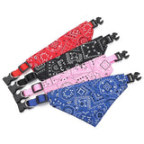 Collier Bandana Ajustable Kroq® – Le Foulard Style Paisley Confortable pour Chien et Chat - Kroq