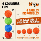 La Kroq-Ball® Balle Ultra-Résistante pour Chien / Indestructible et Flottante - Kroq