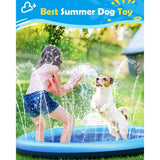 Tapis de Jeux d'Eau et Pataugeoire Kroq® – Le Sprinkler Rafraîchissant pour Chiens
