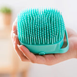 Brosse de Bain et Massage en Silicone Kroq® – L'Accessoire 2-en-1 pour le Shampooing des Chiens et Chats