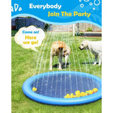 Tapis de Jeux d'Eau et Pataugeoire Kroq® – Le Sprinkler Rafraîchissant pour Chiens
