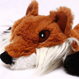Funny Simulated Animal No Stuffing Dog Toy with Squeakers Durable Stuffingless Plush Squeaky Dog Chew Toy Crinkle Pet Squeak Toy - Kroq
