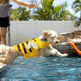 Gilet de Sauvetage Abeille Kroq® – Le Maillot Flottant Ultra-Sécurisé et Ajustable pour Chien - Kroq