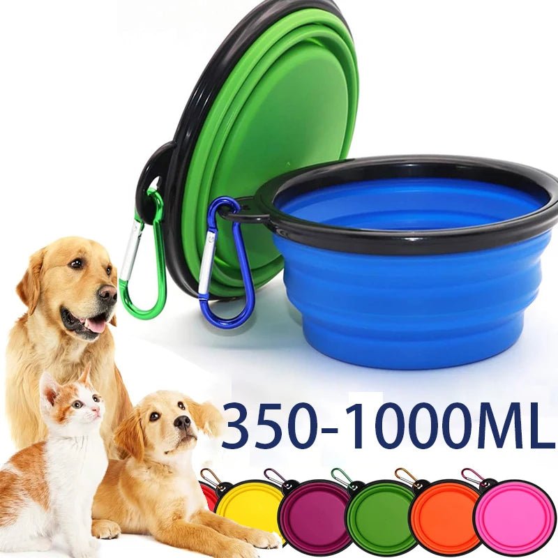 Gamelle Pliante en Silicone 2-en-1 Kroq® – Le Distributeur Portable pour Voyage, Randonnée et Camping - Kroq