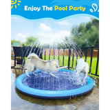 Tapis de Jeux d'Eau et Pataugeoire Kroq® – Le Sprinkler Rafraîchissant pour Chiens