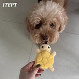 P'tite Tortue Sonore Kroq® – La mini-peluche doudou interactive pour chiots et petits chiens - Kroq