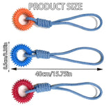 Anneau à Pointes & Corde Kroq® – Le Jouet Dentaire 2-en-1 Ultra-Résistant pour Chien - Kroq