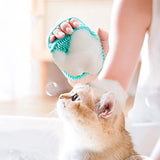 Brosse de Bain et Massage en Silicone Kroq® – L'Accessoire 2-en-1 pour le Shampooing des Chiens et Chats