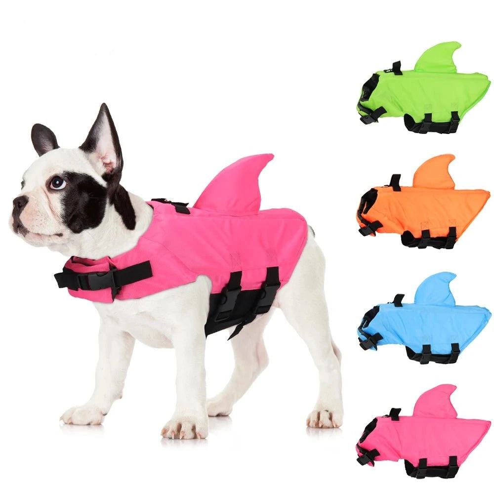 Gilet de Sauvetage Requin Kroq® – Le Maillot Flottant Haute Visibilité pour Chien Aventurier - Kroq