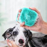 Brosse de Bain et Massage en Silicone Kroq® – L'Accessoire 2-en-1 pour le Shampooing des Chiens et Chats