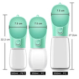 Gourde Portable Kroq® – L'Accessoire d'Hydratation Indispensable pour Chiens et Chats en Promenade